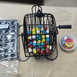 Bingo Game Set with Cage and Balls (Cash only)