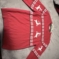 H2H Men’s Casual Slim‑Fit Christmas Knit Sweater