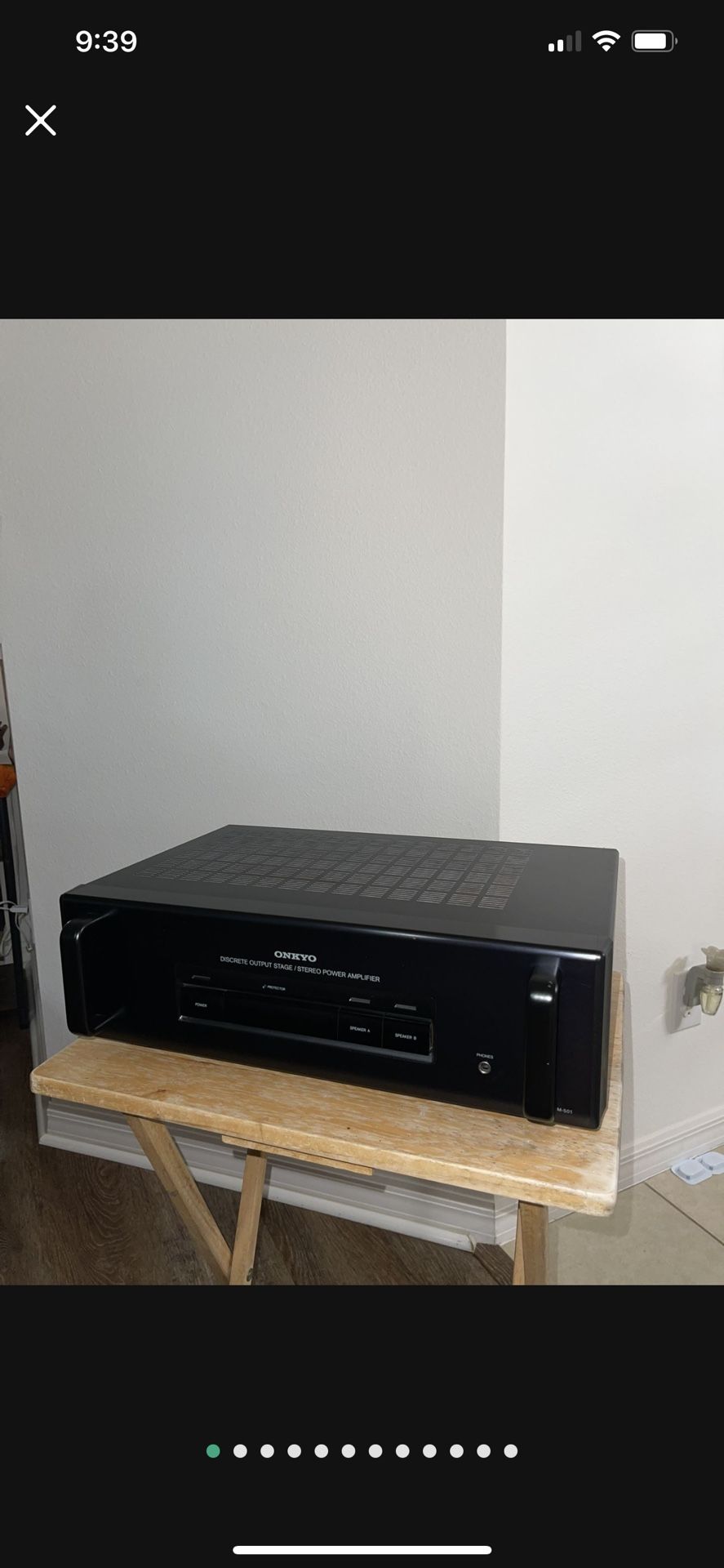 Onkyo M-501 Power Amplifier.
