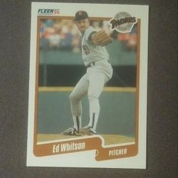 1990 Fleer Ed Whitson San Diego Padres #171 Pitcher Baseball Card Vintage Collectible Trading Sports MLB Major League Pro