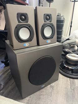 Blue Sky Studio Monitor Speakers with Subwoofer