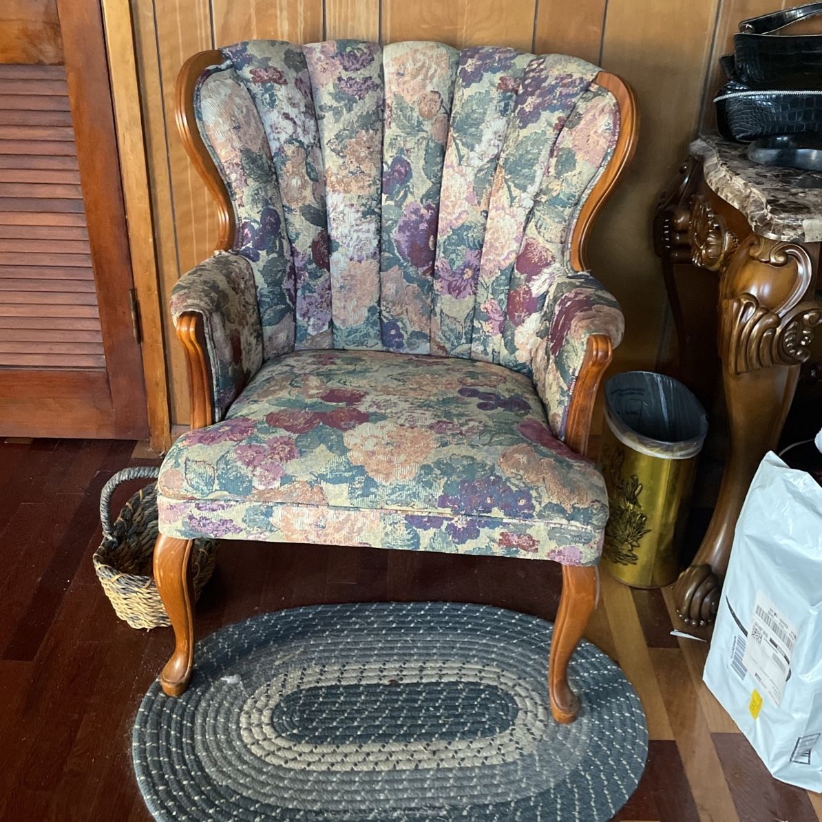 2 Wing Back Chairs $45 Each Originally Purchased From Havertys