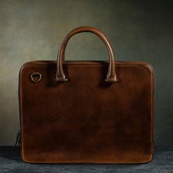 Satchel & Page Leather Attaché/Briefcase