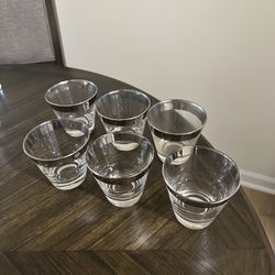 Set of 6 whiskey glasses