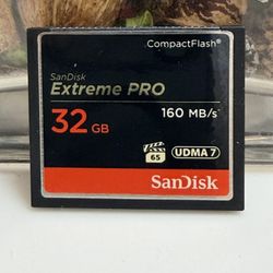 Extreme Pro 32GB 160 mb/s