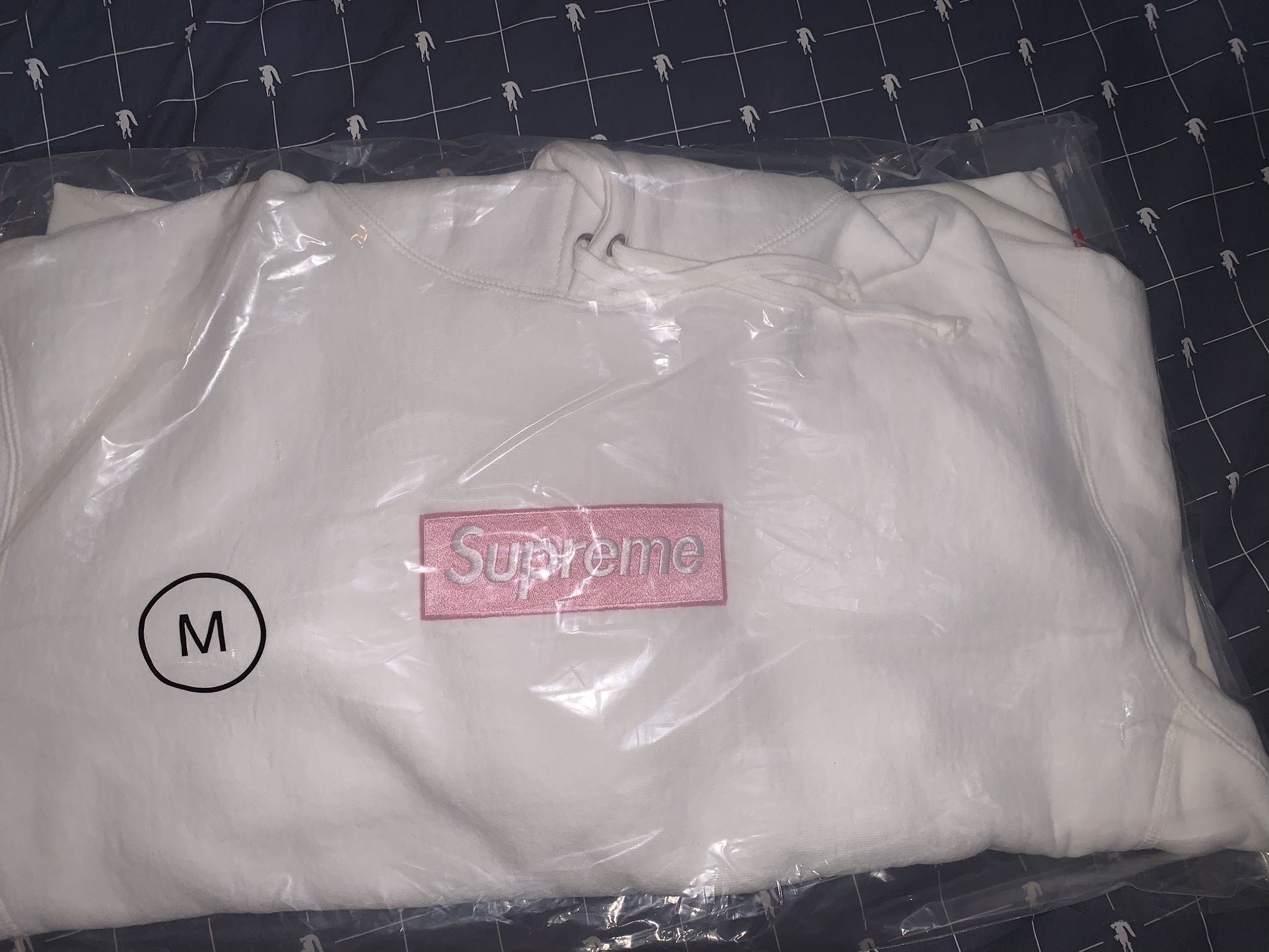 Supreme Box Logo Hooded Sweatshirt White (FW25) Size: Medium