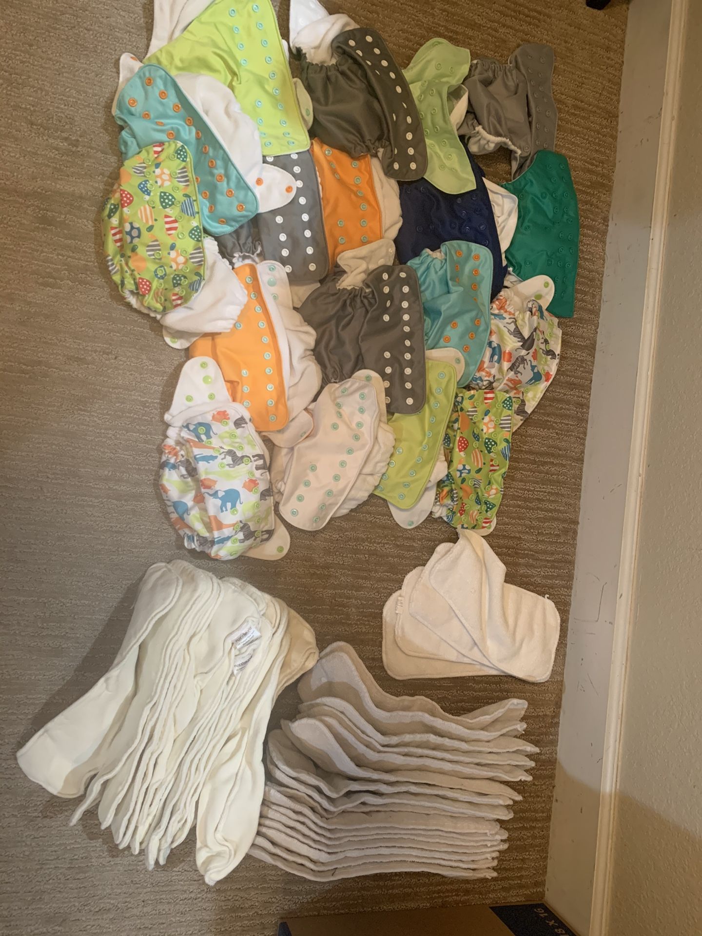 Cloth diaper lot pocket diapers $150 obo