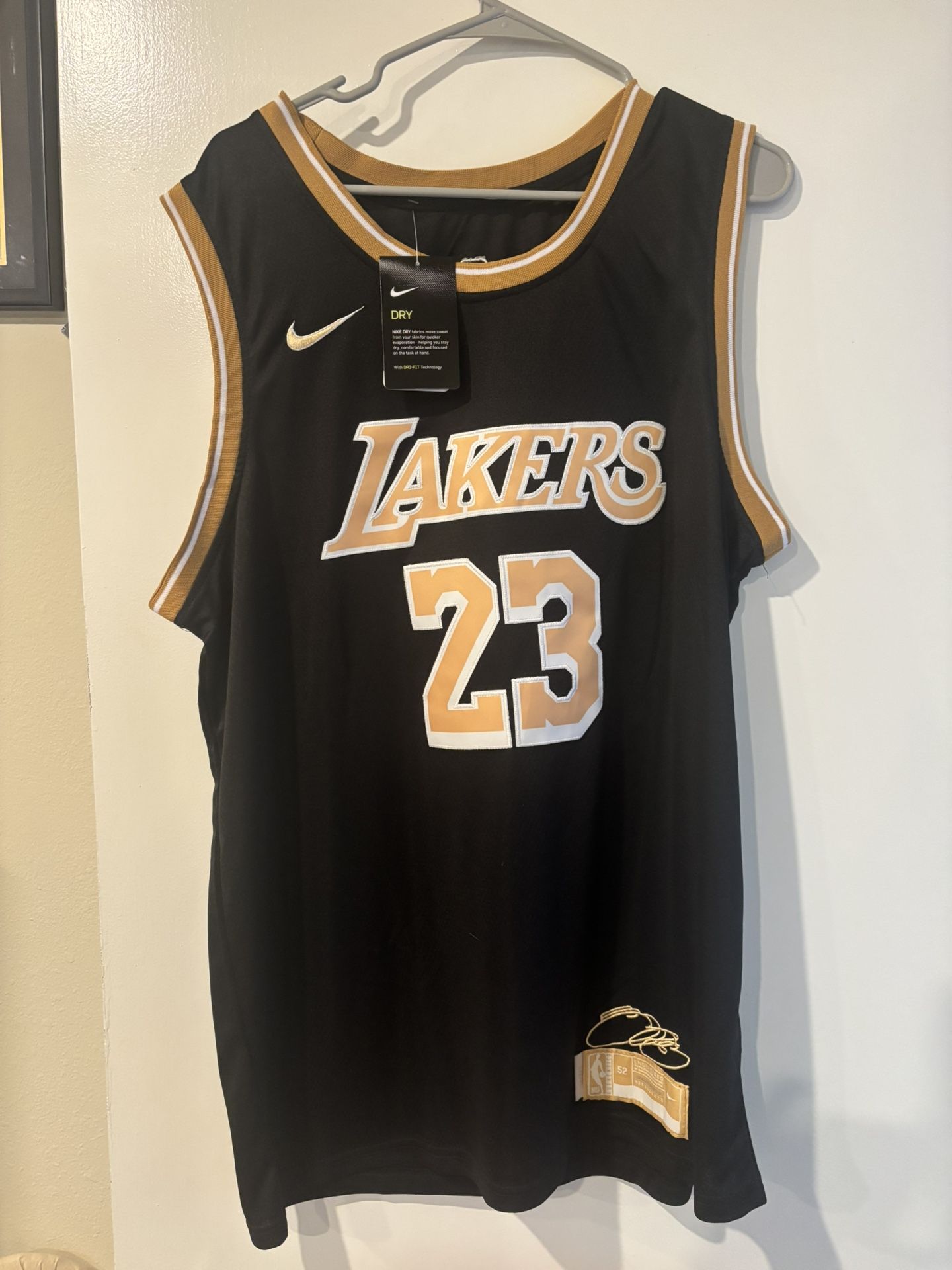LeBron Select Series Black and Gold Jersey
