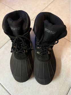 Boots size 12 black