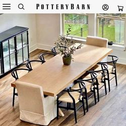 (20) NEW-IN-BOX Wishbone Chairs, Solid Elm Wood + Woven Seat, FREE DELIVERY