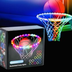 LED Basketball Hoop Lights 1.5m, RGB, 20 Modes, Waterproof
