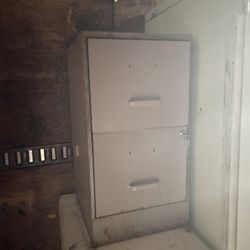 Two drawer filing cabinet