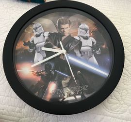 Star Wars Episode II: Attack of the Clones wall clock.