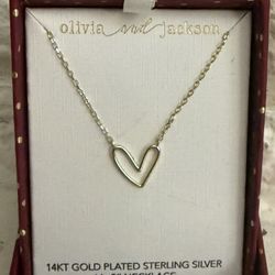 14KT GOLD PLATED STERLING SILVER 16+2" NECKLACE