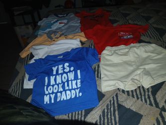 All baby boys  shirts and shorts  Sets  6_9  Months  3 18 Months  and one 12 month