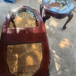 Center coffe table and end table 