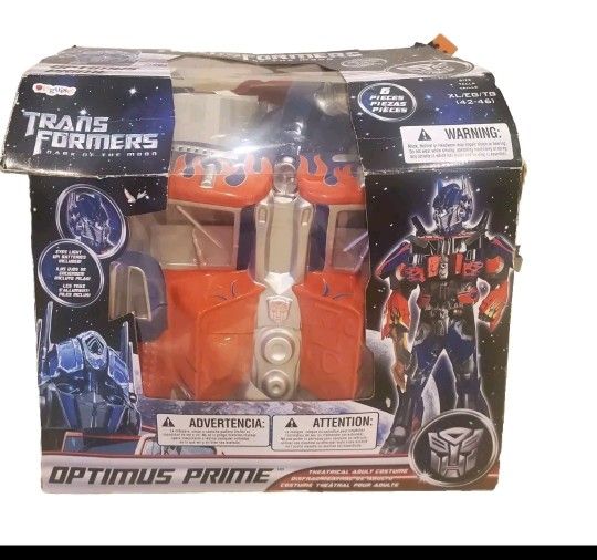 Theatrical Authentic Transformers Optimus Prime Adult Costume Cosplay Size XL