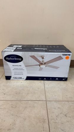 HARBOR BREEZE SEAHOLME 52” INDOOR/ OUTDOOR CEILING FAN