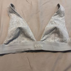 SKIMS Cotton Rib Plunge Bralette 