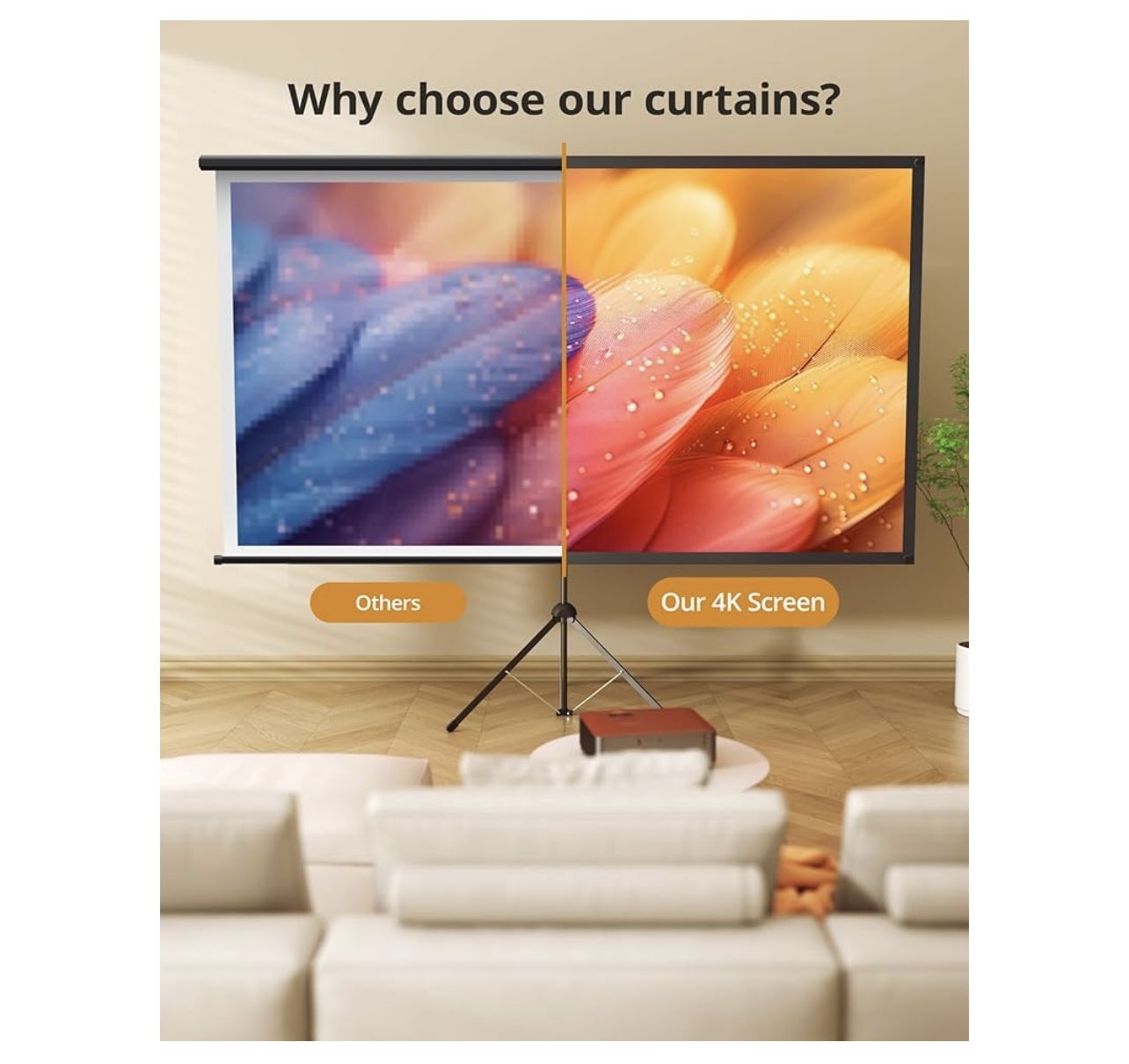 Hyz Projector Screen 100inch 