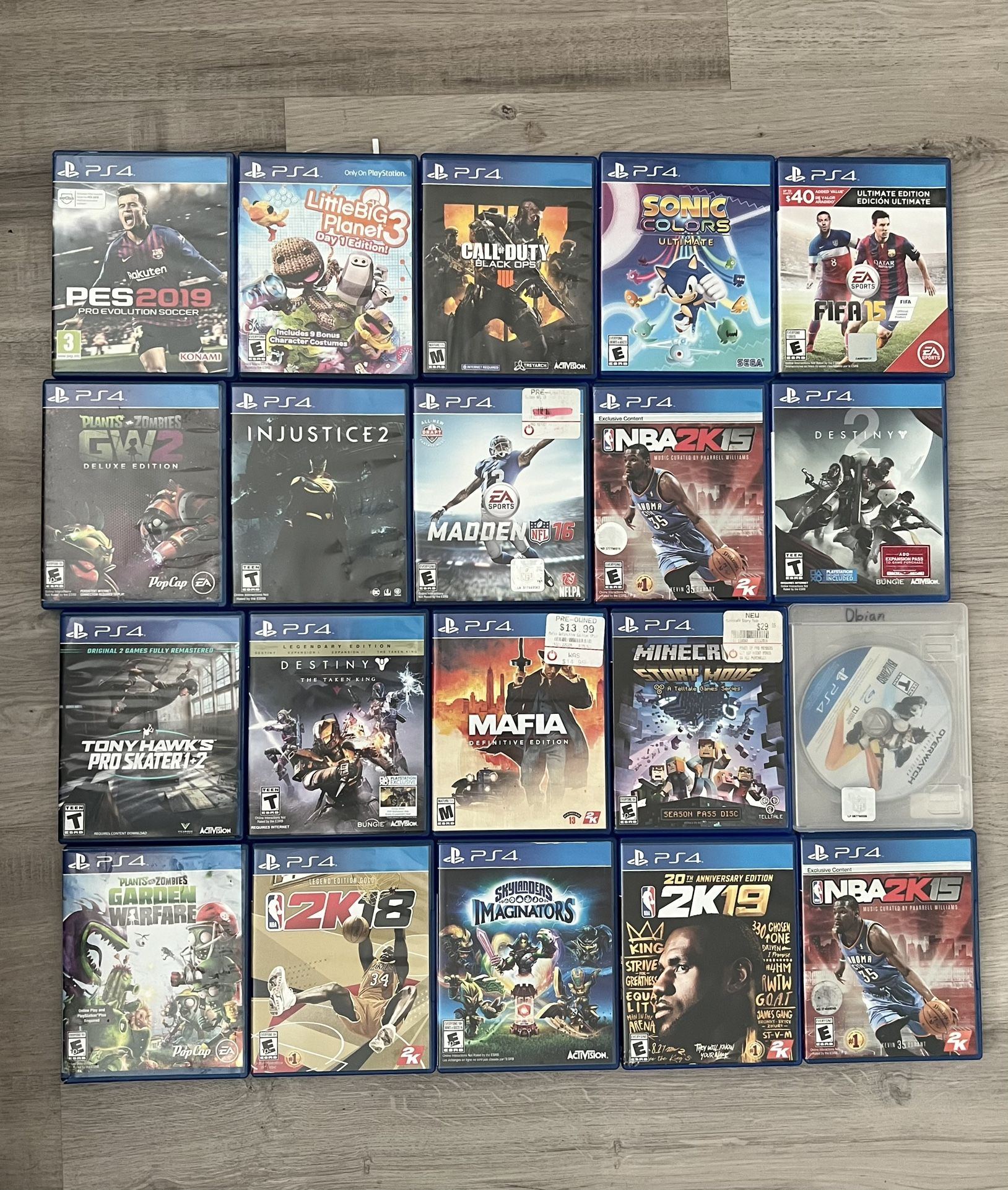 20 PS4 Games For $75