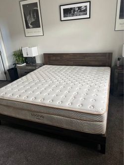 🛏️ KING saatva Organic Hybrid Pillowtop Mattress - Like New 