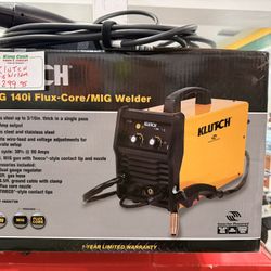 Klutch MIG 140i Flux - Core / MIG Welder For Sale!! 