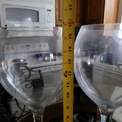 Two Big Glasses For Candy. Decor 