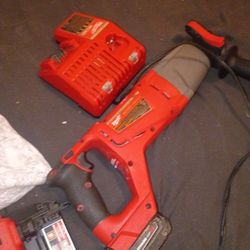 a rotary hammer 18 volt brushless battery operated brand new comes with battery charger and battery