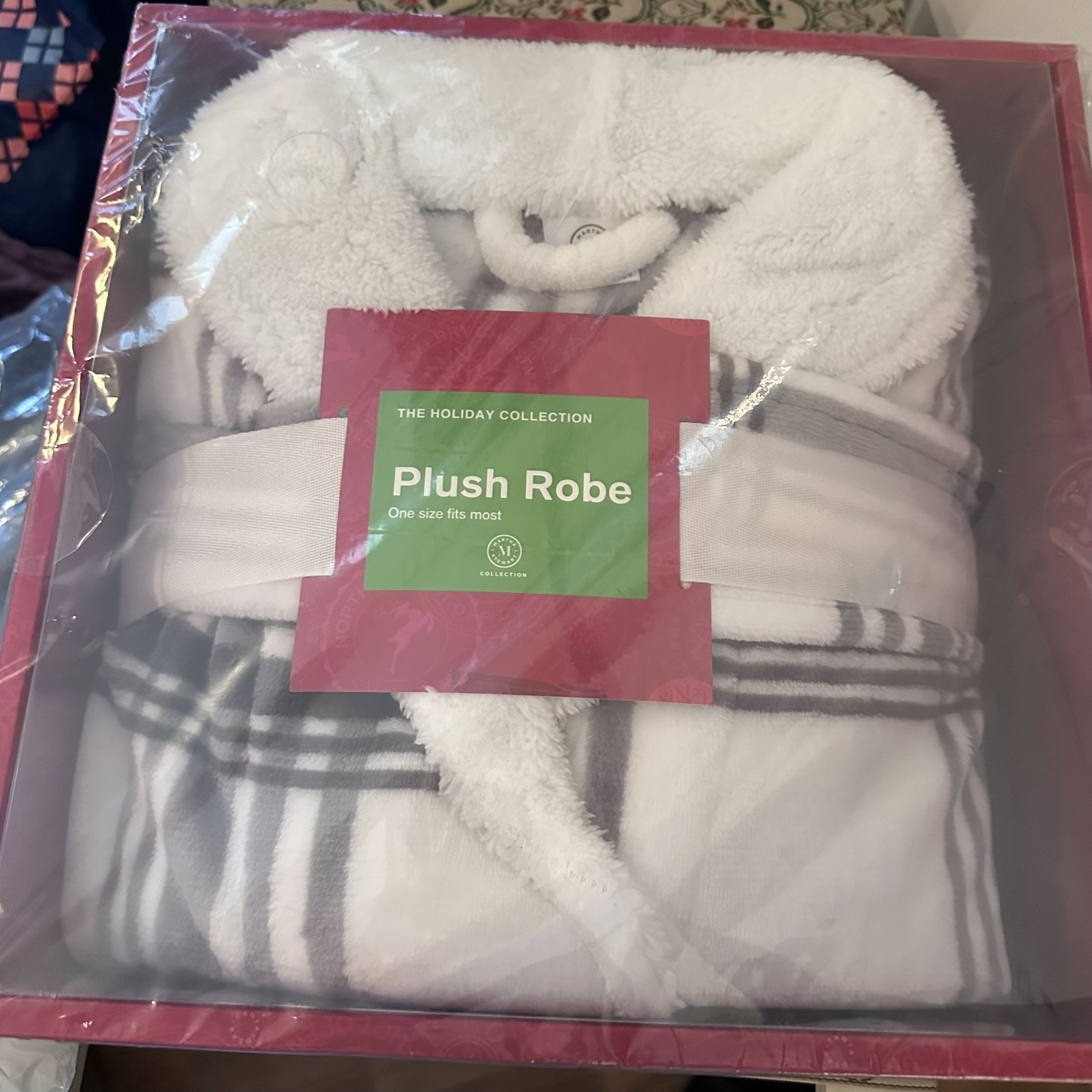 New Plush Wrap Robe