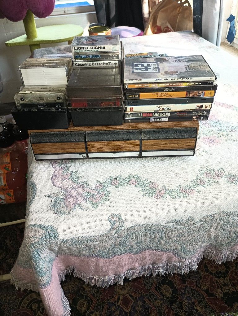 Cassette Tapes,19" TV, Native American Pictures