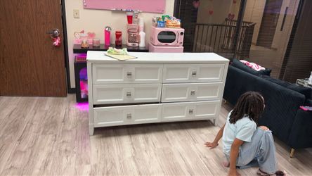 White dresser