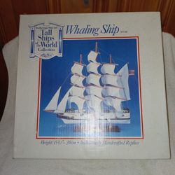 Whaling Ship Hand Crafted