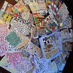 Scrapbooking Stickers - HUNDREDS