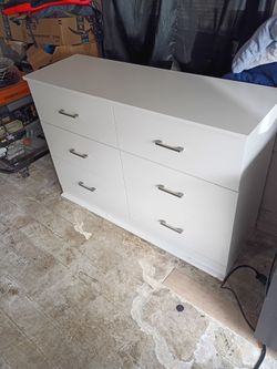 White dresser
