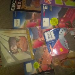 Several Set's Of Brake pads And Sprockets For E Bikes And Dirt Bikes I'm Selling All For $140