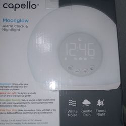 Capello Moonglow Nightclock And Nightlight 