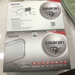 (2x) Aputure AL-H198 LED Light Original Box $50