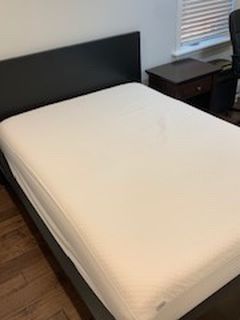 Double Bed Frame and Memory Foam Mattress