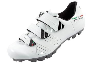 Vittoria Rapide MTB Cycling Shoes (White) EU 45.5 New
