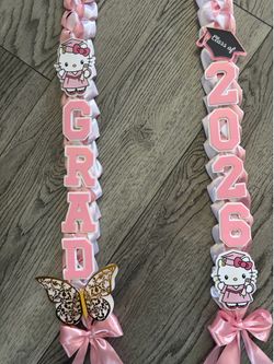 2026 hello Kitty graduation lei