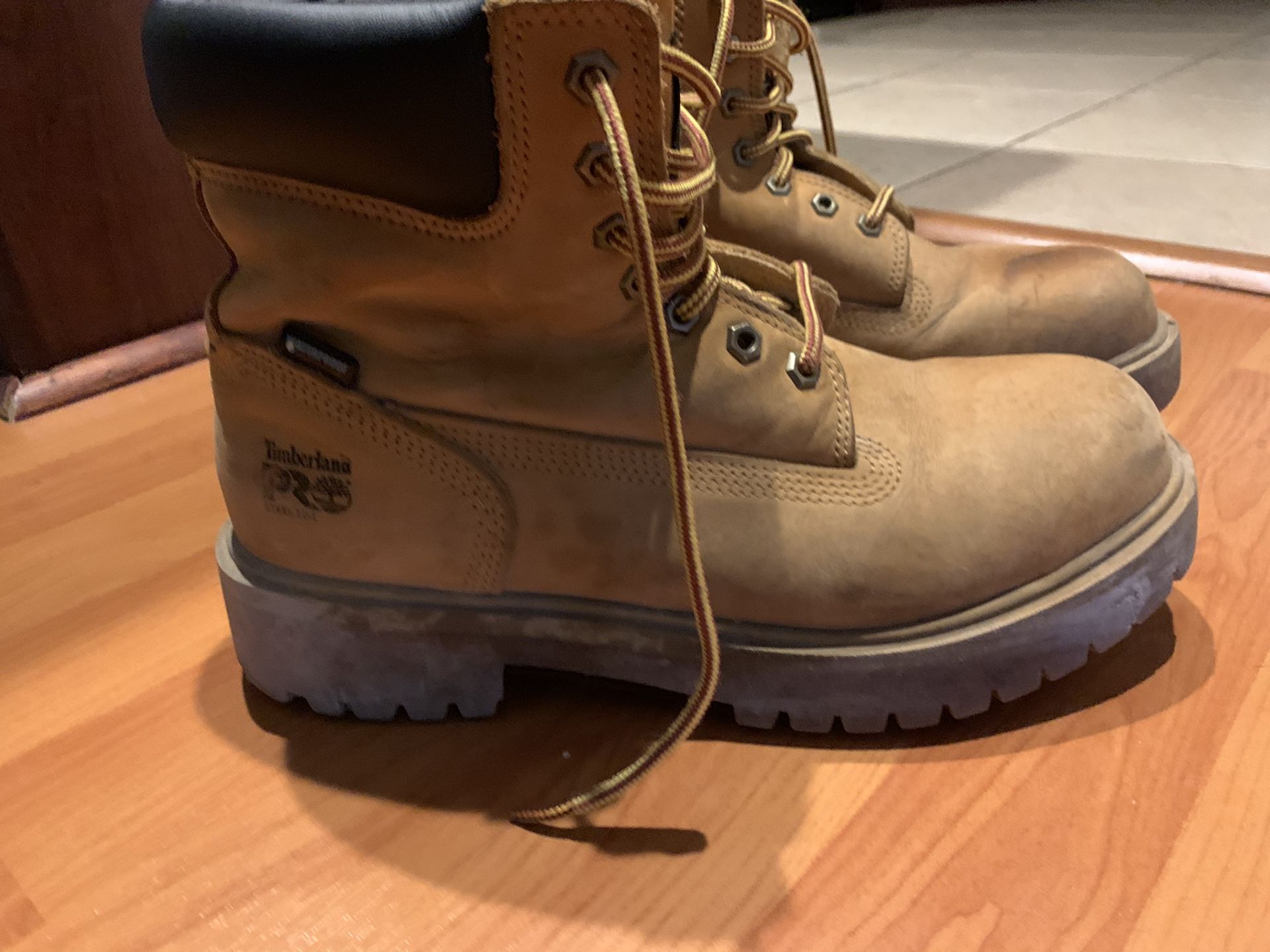 Timberland pro steel toe work boots