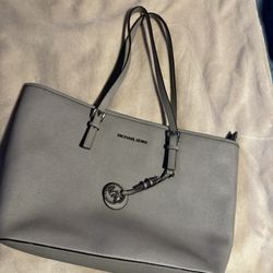 Grey Michael Kors Tote