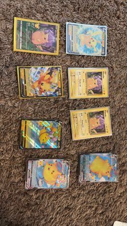 Pikachu Card Collection.
