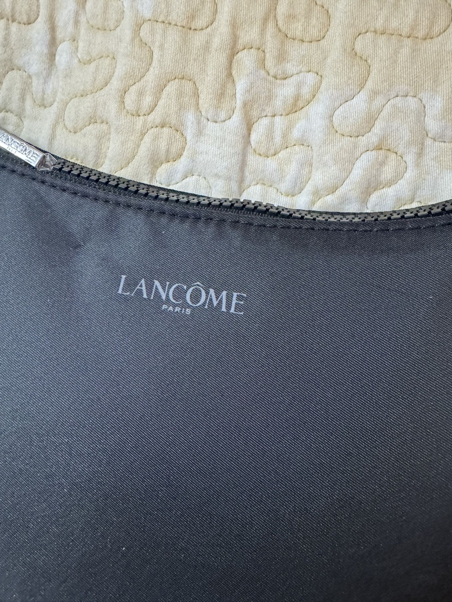 Lancome Nylon handbag with adjustable straps Black New