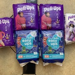 Pull-ups And Easy Ups! I have ONLY whats Shown. Any Two Packs For $15