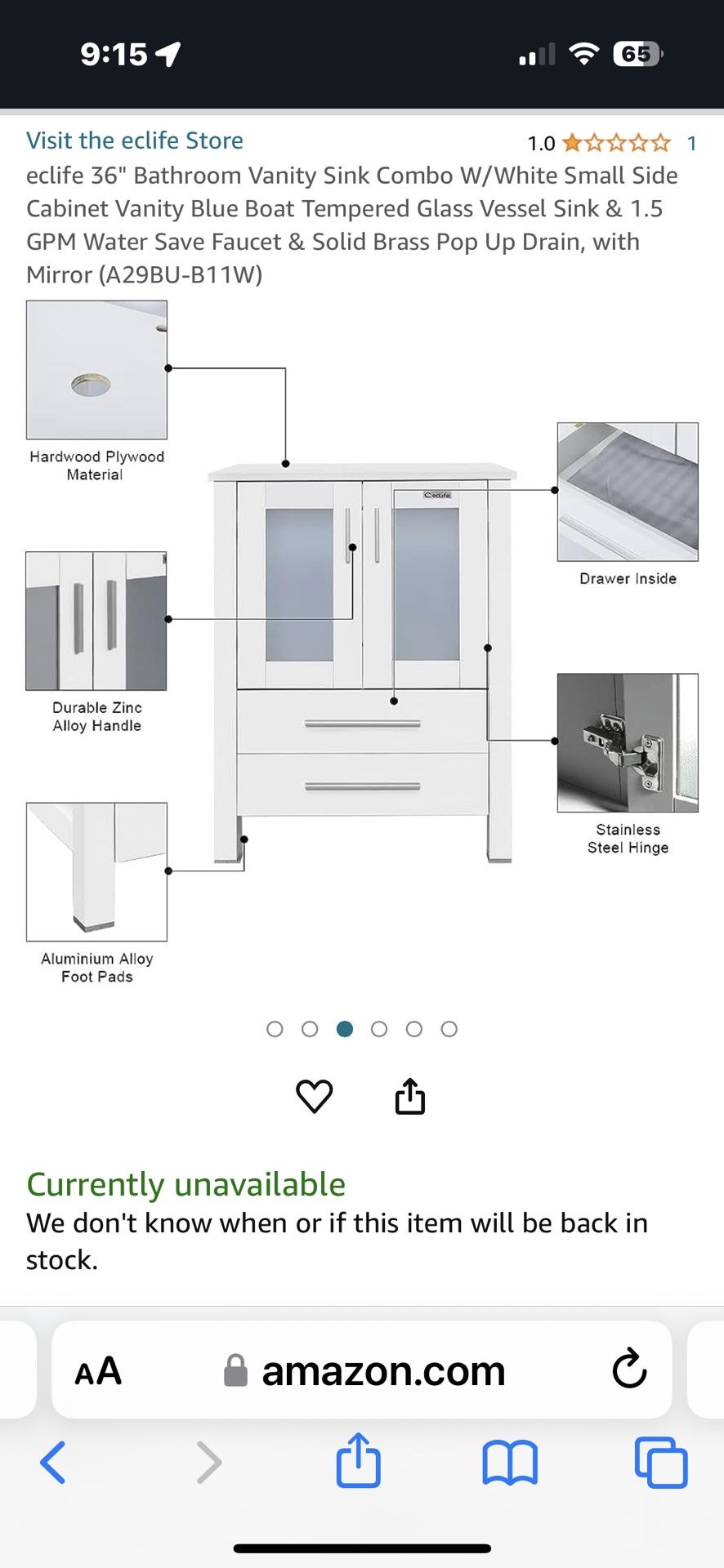 Bathroom Vanity With Mirror