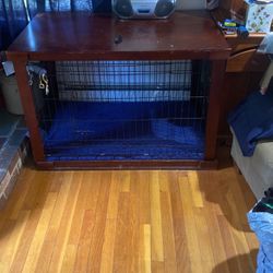 X-Large Dog Crate With Memory Foam Bed