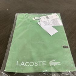 New Lacoste green t-shirt XXL with tags