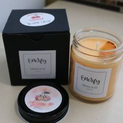 New! Hand Poured Soy Jar Candle